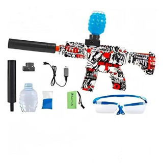 (Grande) M416 Arma Metralhadora blaster Lança Bolinhas De Gel Elétrica Pistola de gel blaster