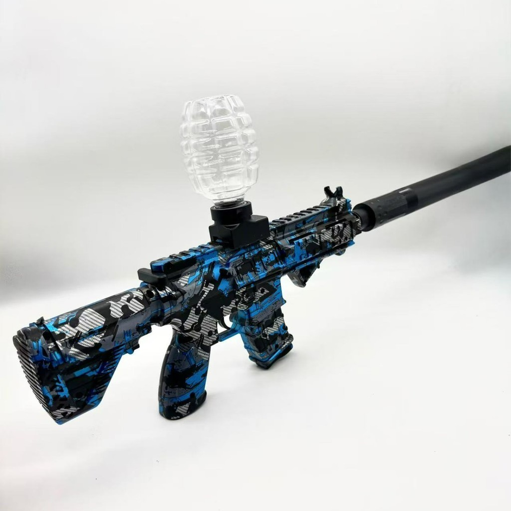 (Grande) M416 Arma Metralhadora blaster Lança Bolinhas De Gel Elétrica Pistola de gel blaster