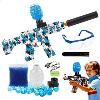 (Grande) M416 Arma Metralhadora blaster Lança Bolinhas De Gel Elétrica Pistola de gel blaster