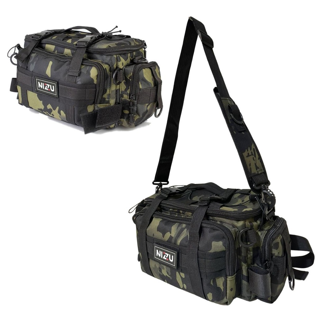 Bolsa Pochete Pesca Multiuso 2 em 1 Nizzu Camuflada NZU-028