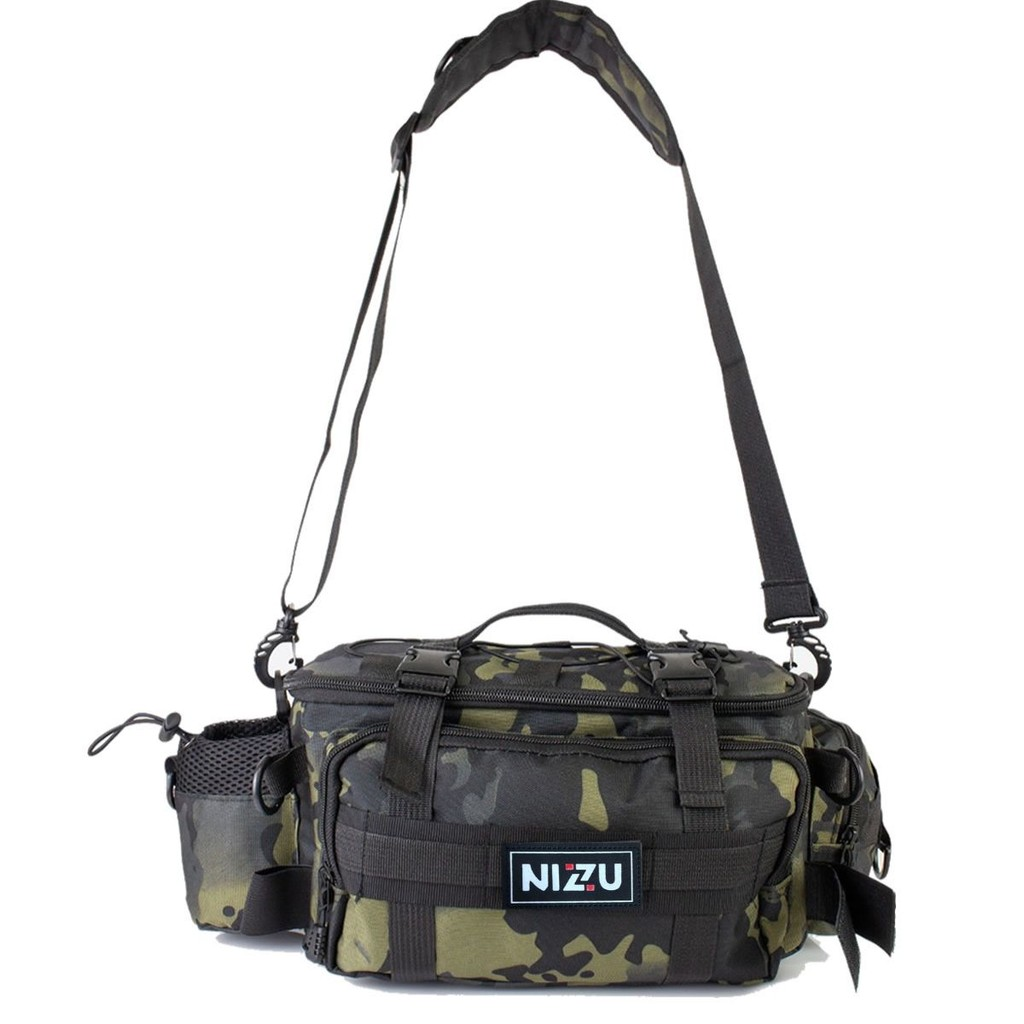 Bolsa Pochete Pesca Multiuso 2 em 1 Nizzu Camuflada NZU-028