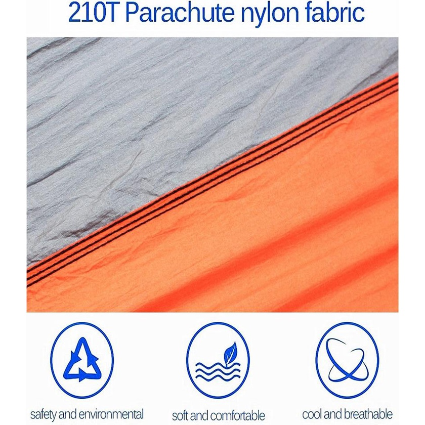 Rede De Dormir Casal 300kg Lazer Camping Selva Nylon 210t Rede Descanso JOYFOX