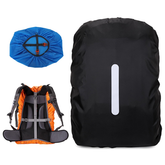 20L 35L 45L 60L 70L 80L 210t Double Plug Reflective Rain Cover Camping Xadrez Ciclismo Vertical Impermeável Rainycover