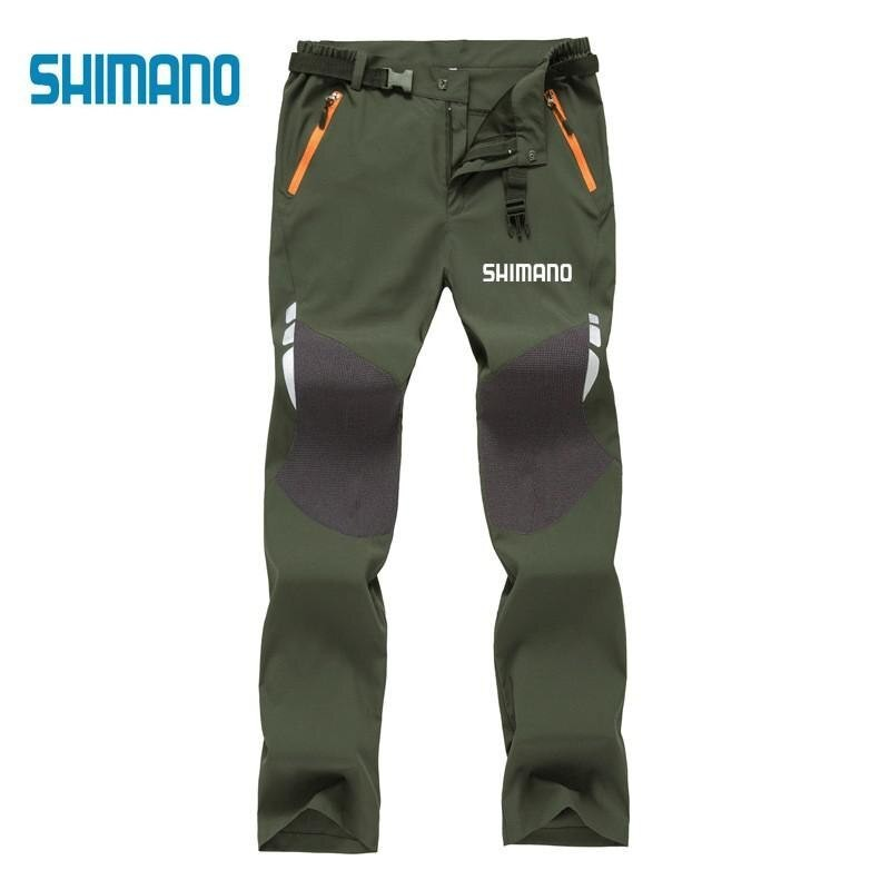 Homens SHIMANOS Vestuário De Pesca Ao Ar Livre Calças De Secagem Rápida Soltas Tamanho Grande