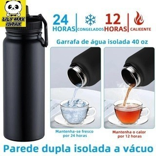 1200 ml 32 Oz 40 Oz Garrafa Térmica liso espacial Quente & Frio Com Isolamento Térmico