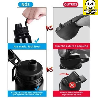 1200 ml 32 Oz 40 Oz Garrafa Térmica liso espacial Quente & Frio Com Isolamento Térmico