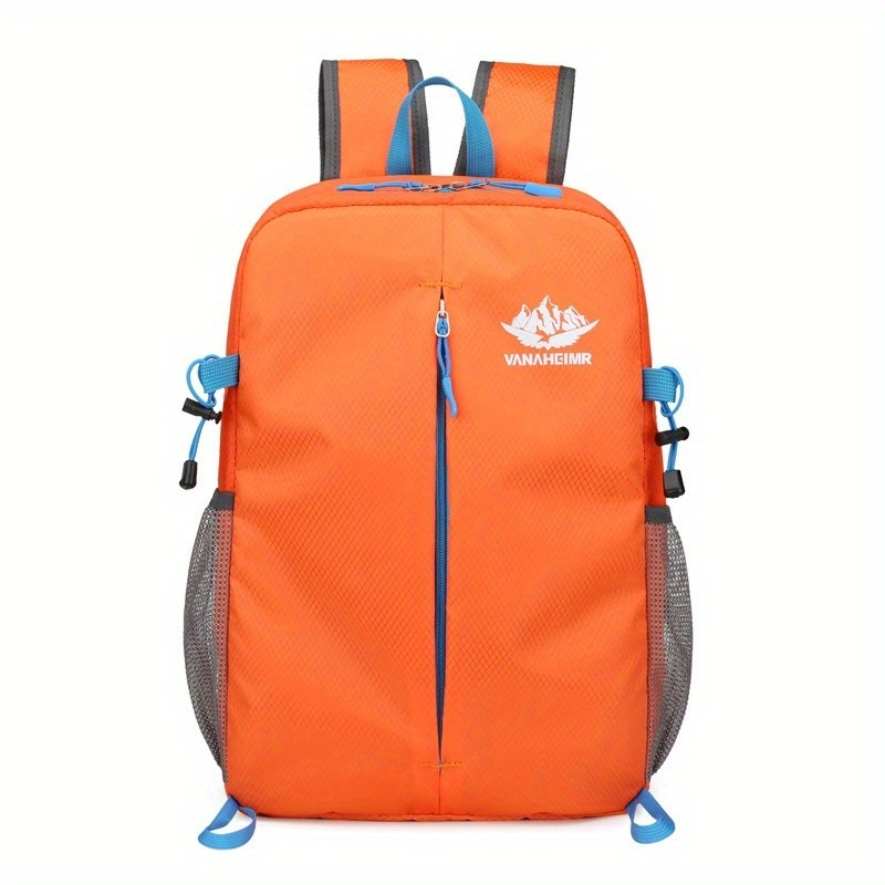 Mochila Unissex Leve Impermeável Dobrável Para Exterior Casual De Viagem Grande Capacidade Esportiva