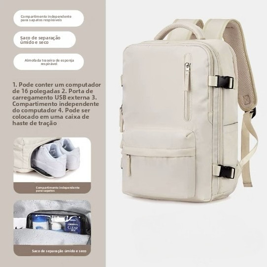 Males Multifuncional Viagem Mochila Portátil Grande Capacidade Transpirável Bagagem De Mão