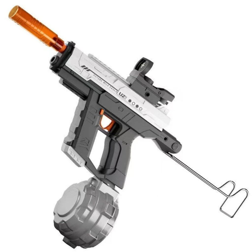 Pistola de Água Elétrica Automática Recarregável Ideal para Diversão Infantil ao Ar Livre Brinquedo Lançador de Água
