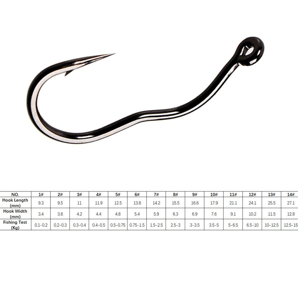 12pcs Anzol de Pesca Mata Kail Pancing Automático Anti-Running com Barba Dupla e Aço Manganês