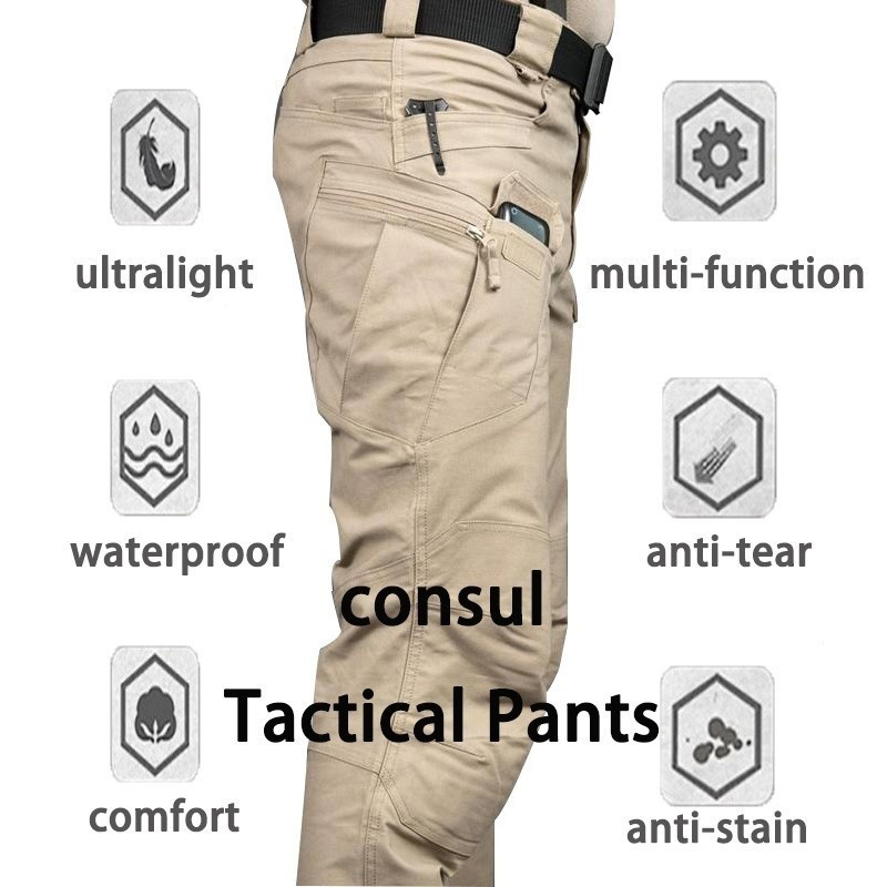 Calças Cargo Masculinas Táticas De Alta Qualidade , À Prova D'água , Usuários Do Exército , Esportes Externos , Caminhad