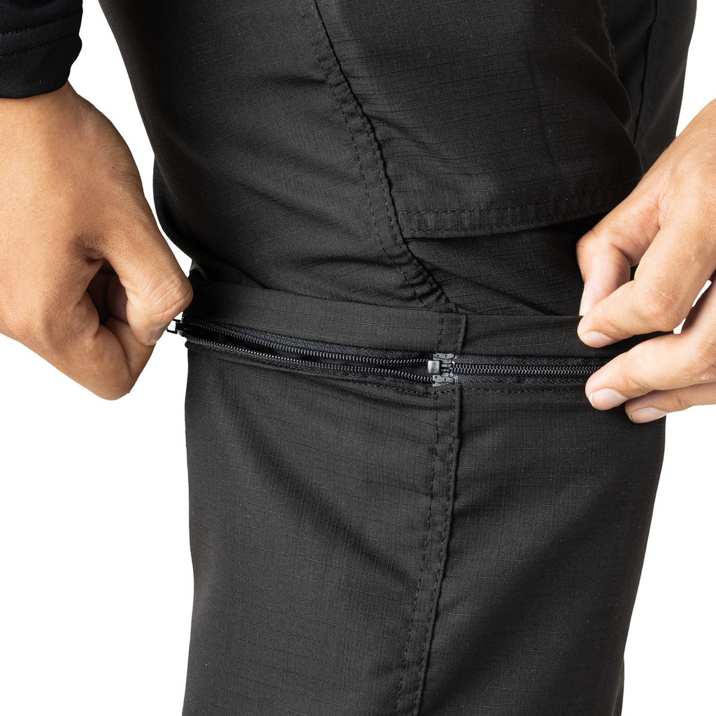 Calça de Pesca Vira Bermuda Trilha Camping Tecido Leve