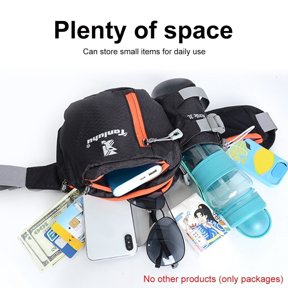 Saco De Corrida Maratona Cintura Unissex Esportes Ao Ar Livre Caminhada Telefone Fanny Pack Ginásio Fitness Água Garrafa