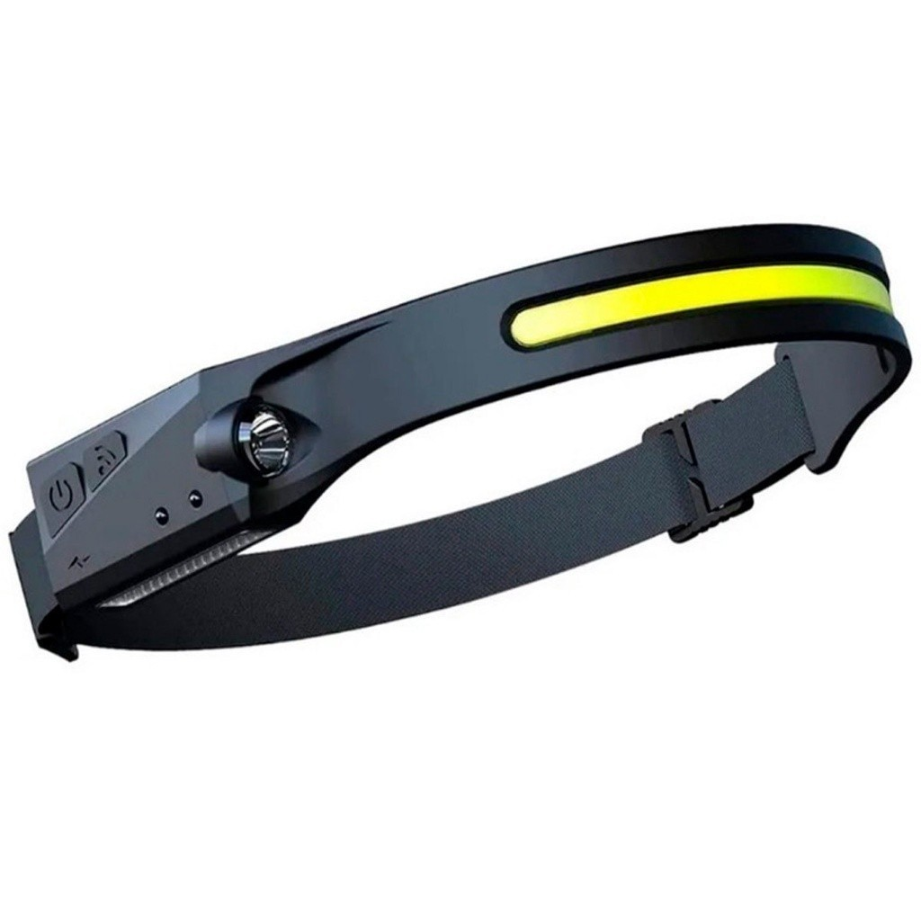 Kit 2 Lanterna de cabeça com SUPER LED Recarregável USB Type C anjgg