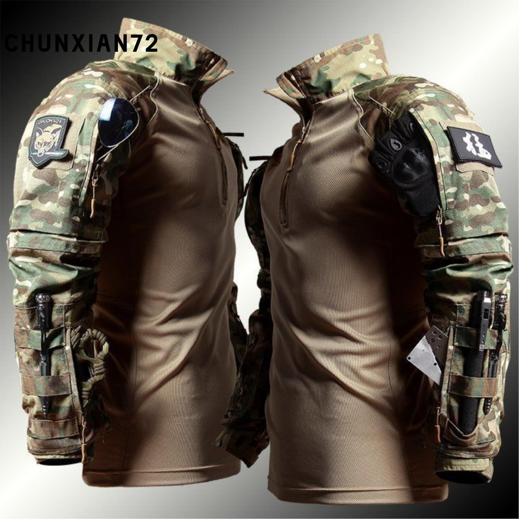 2024 Calças Táticas Masculinas À Prova Dwaterproof Água De Combate Ao Ar Livre Multi-Bolso Resistente Desgaste Calça De