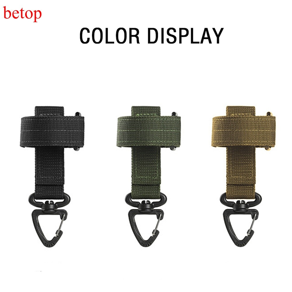 Gancho Multiuso Tático Militar VERDE Fivela de Armazenamento para Acampamento, Escalada, Mochila | Organizador de Cordas