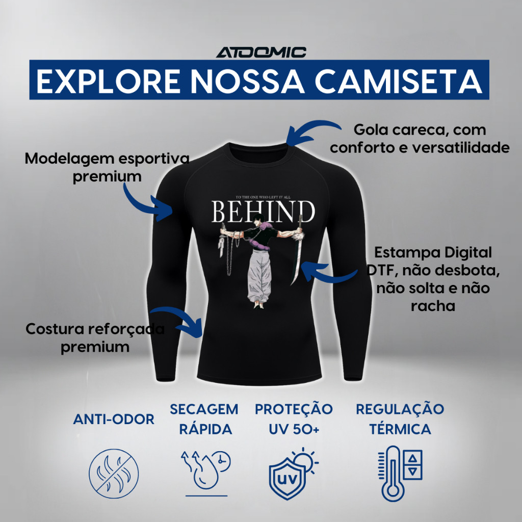 Camiseta Compressão Segunda Pele Herói Raio Flash Camisa Manga Longa Proteção UV