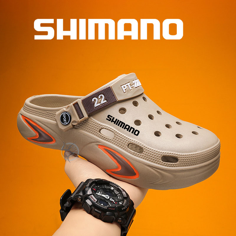 Shimano Hole Shoes Homens Verão Antiderrapante E Resistente Ao Desgaste Sandálias De Praia Calçados Esportivos Masculino