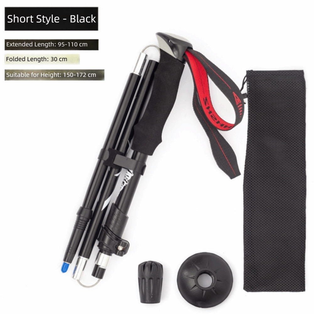 DION1UE Bastões De Trekking Ao Ar Livre , Travas Rápidas Ajustáveis De 3 Seções , Bengalas Dobráveis