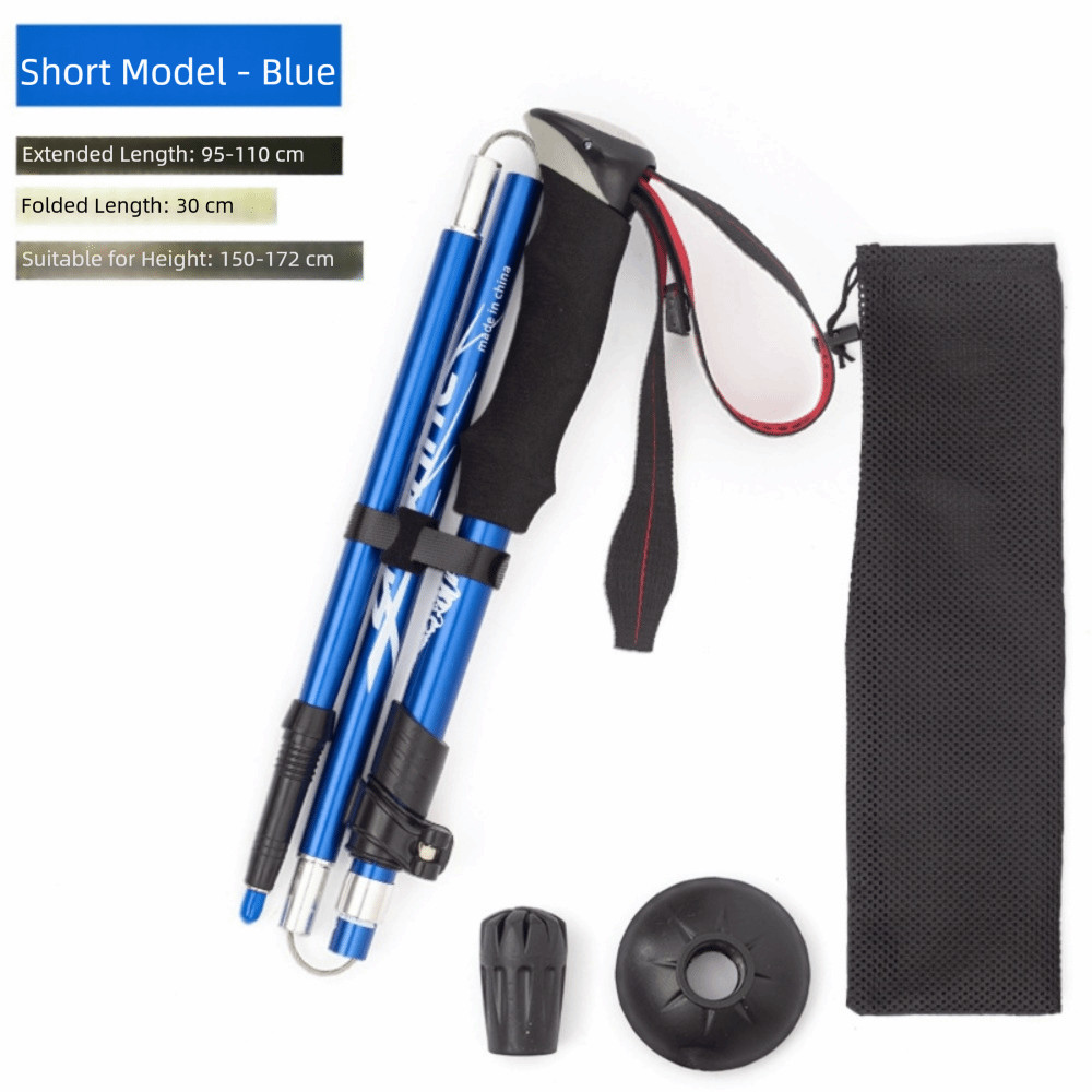 DION1UE Bastões De Trekking Ao Ar Livre , Travas Rápidas Ajustáveis De 3 Seções , Bengalas Dobráveis