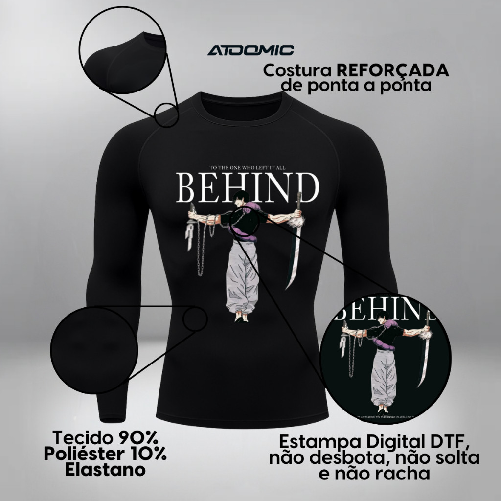 Camiseta Compressão Segunda Pele Herói Raio Flash Camisa Manga Longa Proteção UV