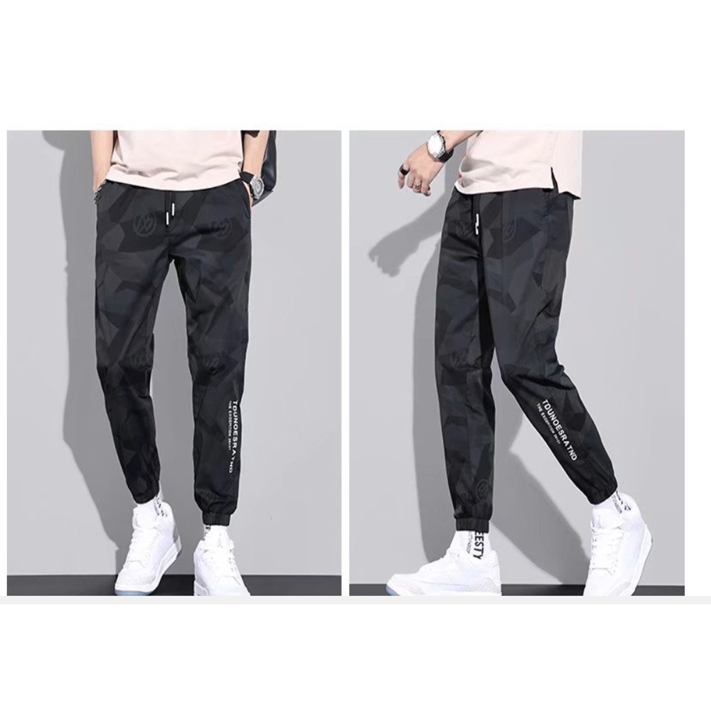 Calças de Pesca de Proteção Solar Anti-mosquito de Seda Gelada Secagem Rápida Viagem Montanhismo Camuflagem Calças Casua