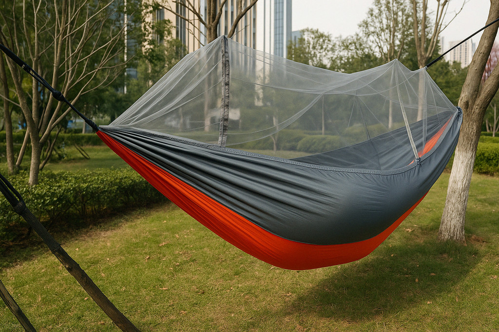 Rede Com Tela Mosquiteiro Cor: Laranja Snel Camping