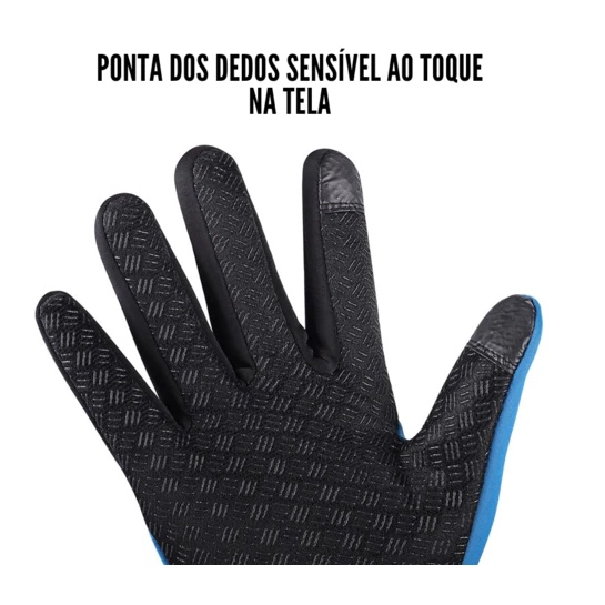 Luvas Aquecidas Com Tela Sensível Ao Toque Para Ciclismo , Esportes , Calor Em Clima Frio