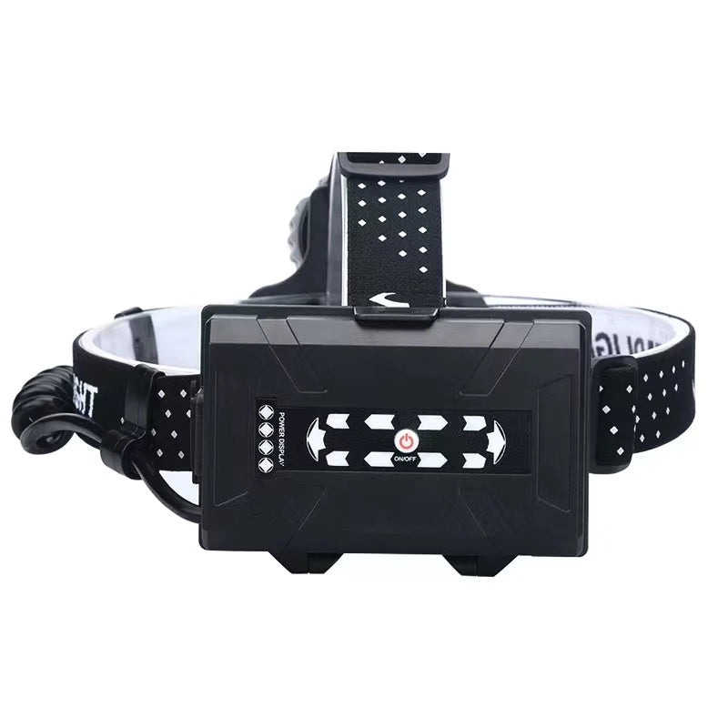 Lanterna De Cabeça Mais Forte Do Mundo LED Lanterna Super Potente Recarregavel