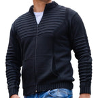 Casaco Parca Jaqueta Masculina Grossa de Inverno com Bolso e Zíper Quente Lisa Camuflada para Homens