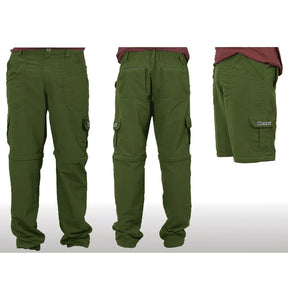 Calça De Pesca Trilha Vira Bermuda Nortrek 6 Bolsos Prot. Uv 50+