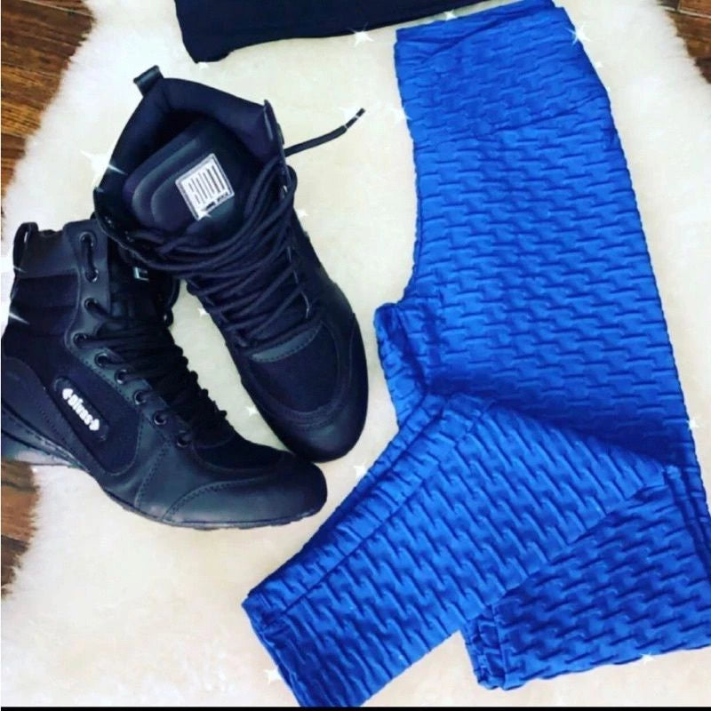 Leg disfarça celulites para academia bolha brocada