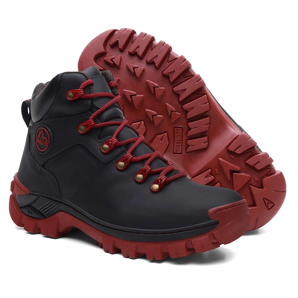 Bota Masculina Lançamento TOP Coturno Via Livre- N6 Com C.A