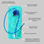 Mochila Hidratação Bolsa Água 2 Litros P/ Bike Corrida