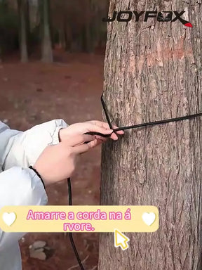 Rede De Dormir Casal 300kg Lazer Camping Selva Nylon 210t Rede Descanso JOYFOX