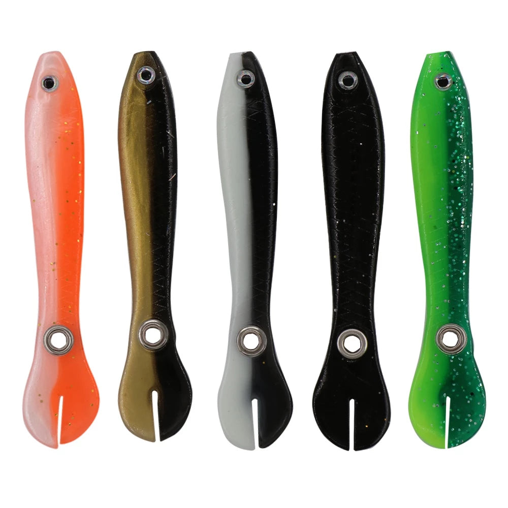 Nova Isca Soft Iscas De Plástico 10 Cm/6g Biônico Material De Pesca Ao Ar Livre Falsa