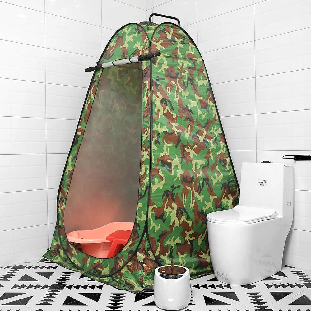 Tenda Pop Up Automatica portatil Banheiro Camping Camuflada