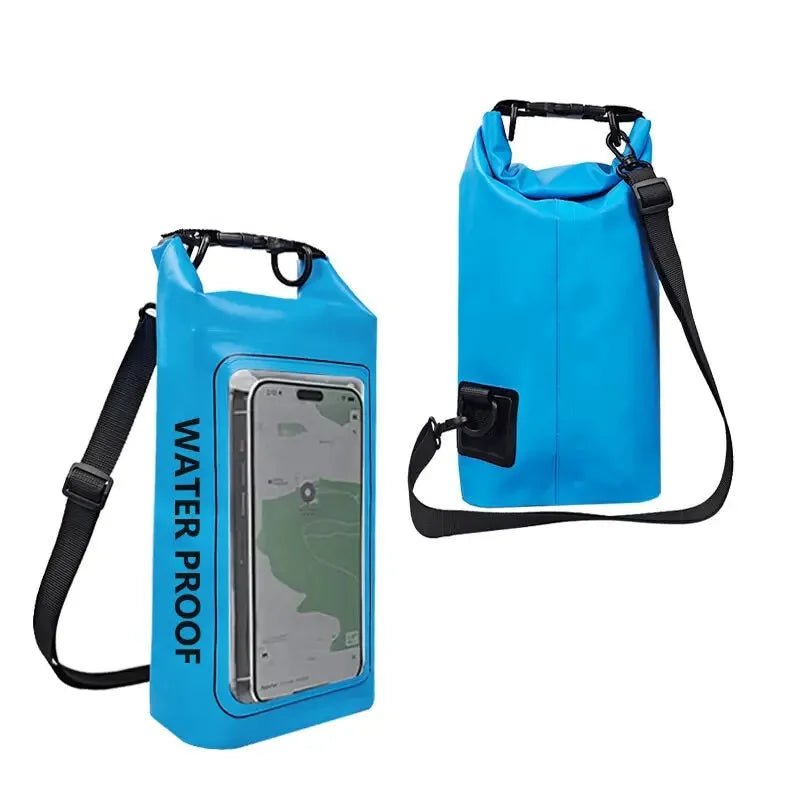 Sacos secos impermeáveis para prancha de surf e caiaque, saco de armazenamento para trekking, natação surf, barco inflável, acessórios Sup Board, 2L