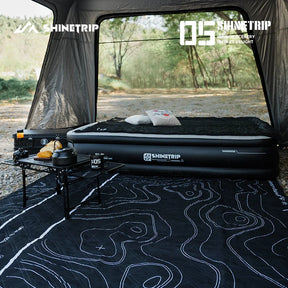 ShineTrip Tapete de piquenique de filme de alumínio ultrassônico ao ar livre Tapete à prova de umidade Tapete de passeio de primavera Tapete de chão de parque à prova d'água