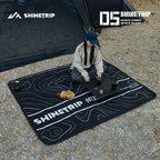 ShineTrip Tapete de piquenique de filme de alumínio ultrassônico ao ar livre Tapete à prova de umidade Tapete de passeio de primavera Tapete de chão de parque à prova d'água