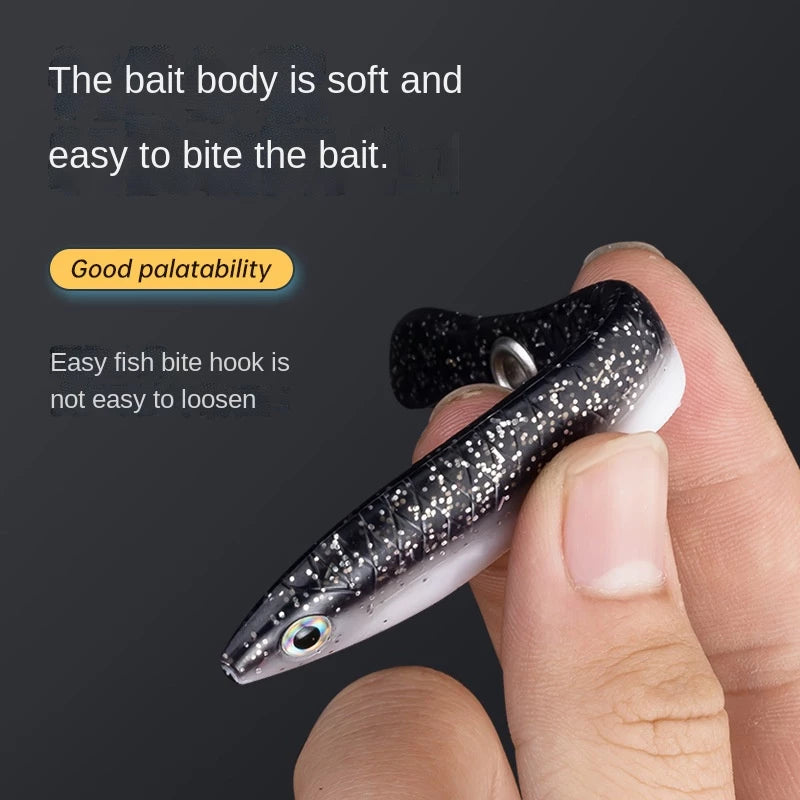 Nova Isca Soft Iscas De Plástico 10 Cm/6g Biônico Material De Pesca Ao Ar Livre Falsa