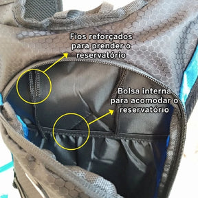Mochila Hidratação Bolsa Água 2 Litros P/ Bike Corrida
