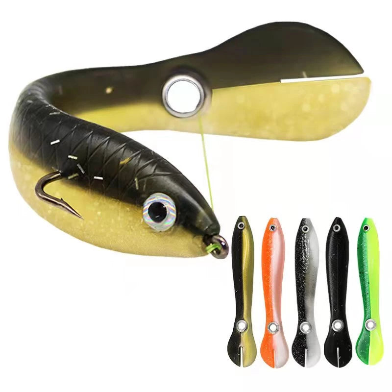 Nova Isca Soft Iscas De Plástico 10 Cm/6g Biônico Material De Pesca Ao Ar Livre Falsa