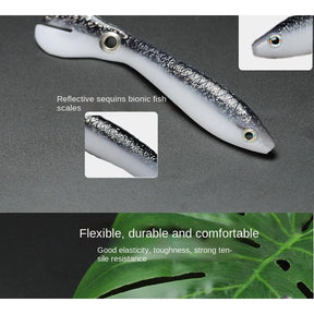 Nova Isca Soft Iscas De Plástico 10 Cm/6g Biônico Material De Pesca Ao Ar Livre Falsa