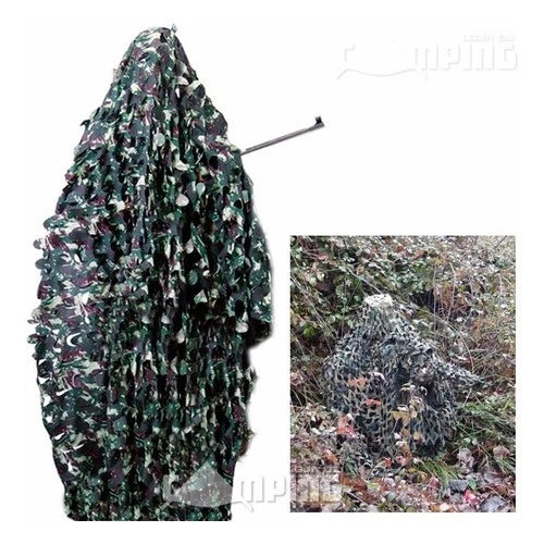 Capa de Camuflagem Grande 3,20 x 2,00 Rede Exercito Brasileiro Caça Paintball Airsoft