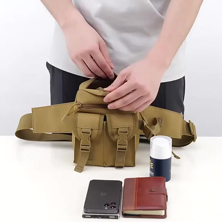 Bolsa Pochete Militar Tática Resistente Casual À Prova De Água