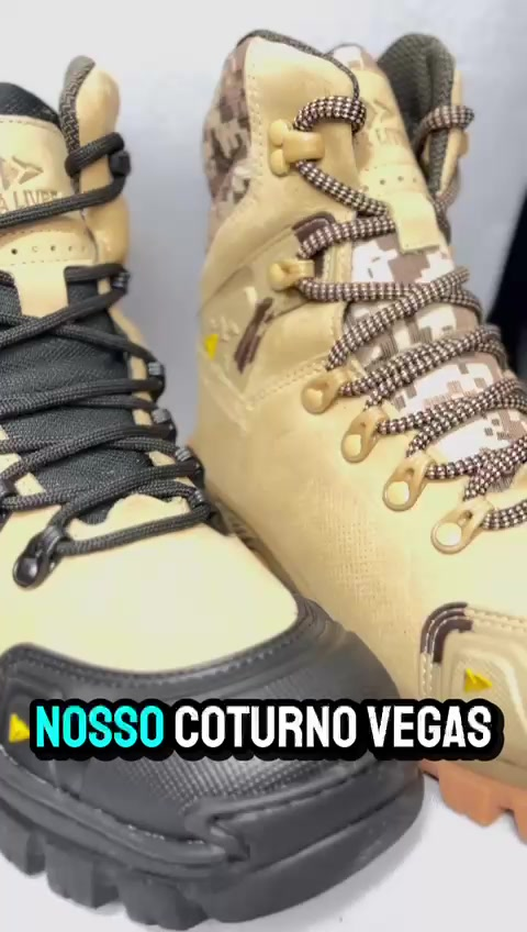 Bota Coturno Masculino Couro Segurança Militar VL045 Com C.A