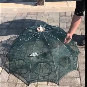 KIT 2 Armadilha Covo Peixe Isca Viva Lambaris Camarões 90x90cm/ peixes com 8 entradas Rede Retrátil