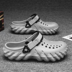 Nova Sandália Echo antiderrapante Sola Grossa Antiderrapante EVA Moda Bico Redondo