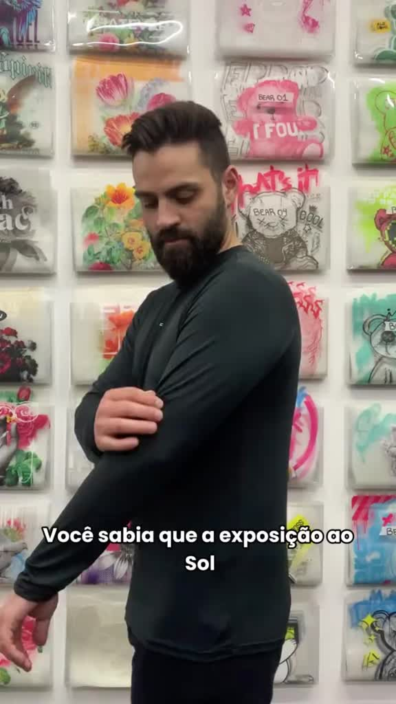Kit 2 Camisetas Compressão Manga Longa Heróis Batman e Homem Aranha Camisa Proteção UV Masculina